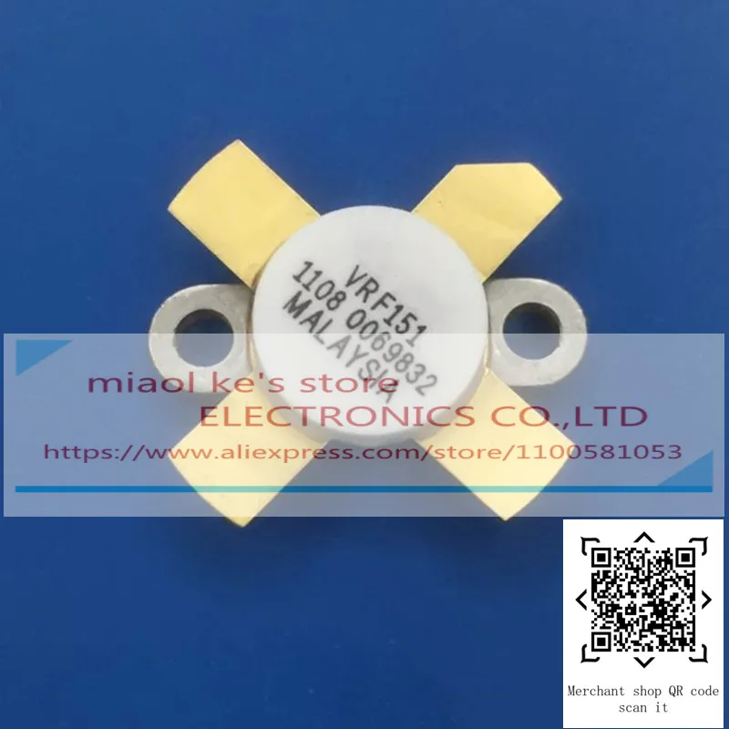 

100% оригинал: VRF151 vrf151 [ 50 в, 150 Вт, 175 МГц M174 ] - RF POWER вертикальный МОП-транзистор оригинальный