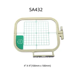 Universal Sewing and Embroidery Hoop for Enhanced Stitching Precision (4x4in - SA432(EF62))