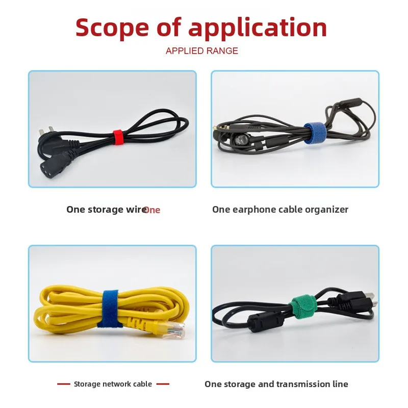 Ultimate Cable Management Organizer: Magic Tape Ties & Desktop Storage Tool
