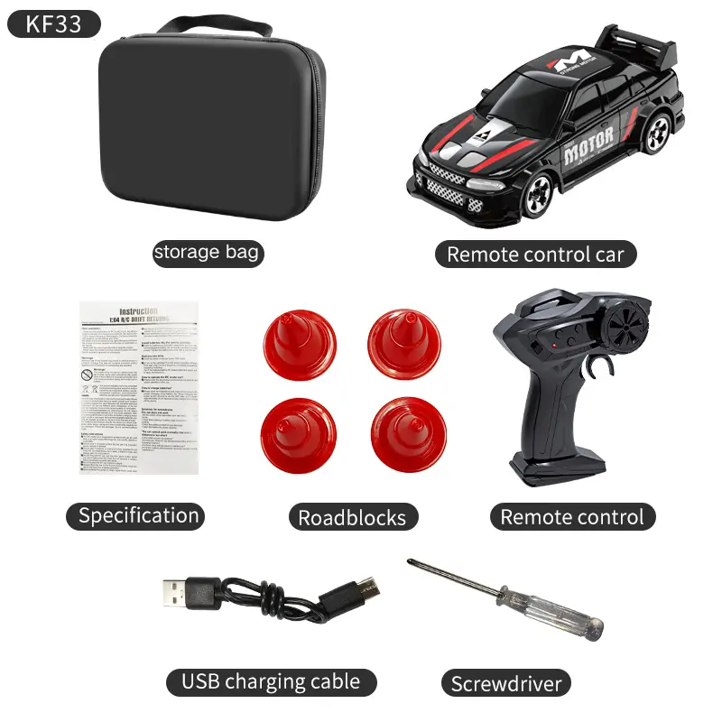 2026 New Kf20 1:64 Drift Rc Car Four-wheel remote-controlled racing car Full proportions Desk Competition Toy Boys Ideal gifts. - Image 15