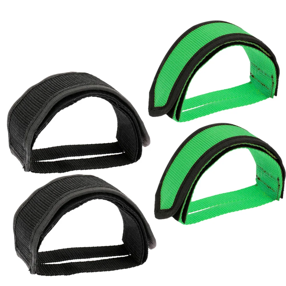 

4 Pcs Bicycle Belt High Strength Sports Bike Pedal Straps Boots Durable Fitness Equipment Accessories Nylon Footrest