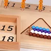 Montessori Mathematics Material Pearls Learning Toys Beaded Symbols Trays Decimal Educational Counting Math Toys for Preschool 5