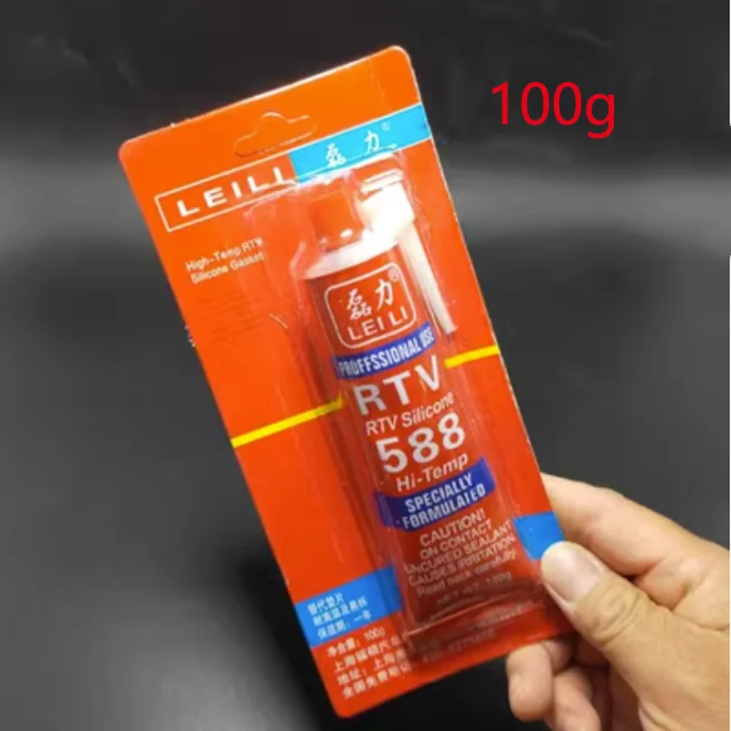 Pegamento Adhesivo Fuerte De 100g, Sellador De Alta Temperatura Rtv,  Pegamento De Fijación Rojo Para Herramientas De Reparación De Sello De  Hueco De Motor De Coche - Cuidado Para La Pintura - AliExpress