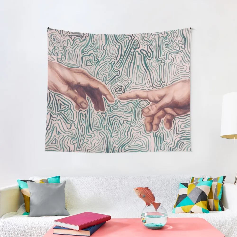 

modern creation of adam Tapestry Custom Decorative Wall Murals Tapestry