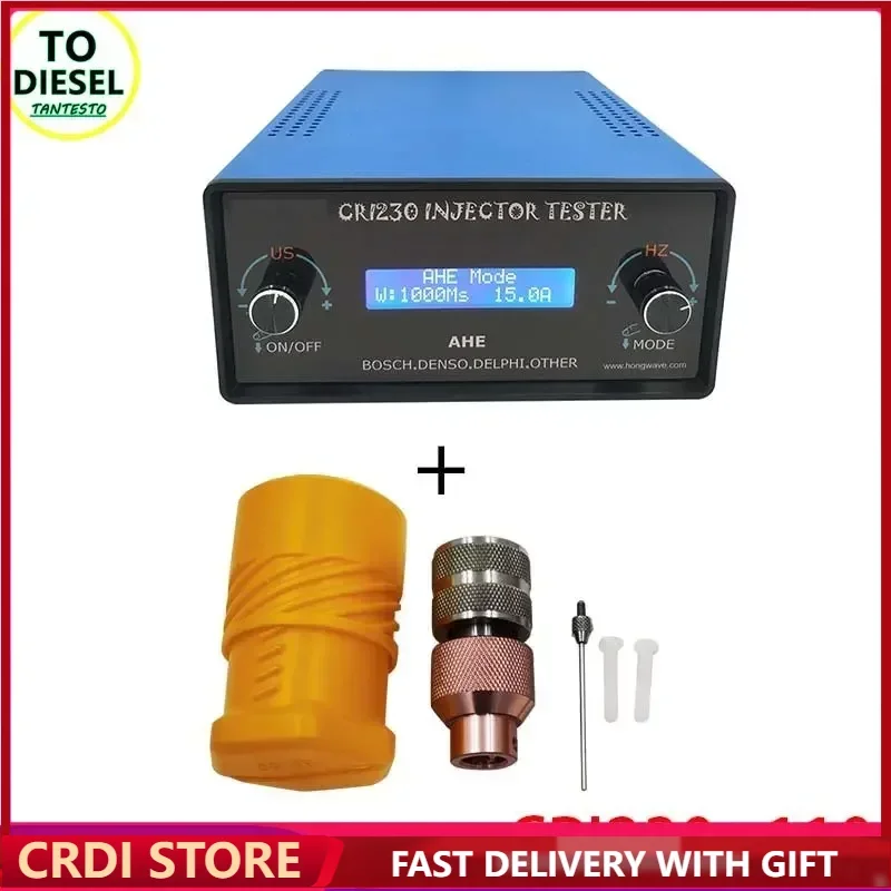 

CRI230,110,With AHE Electromagnetic Common Rail Injector Tester For BOSCH, DENSO, Etc., Overcurrent And Short Circuit Protection