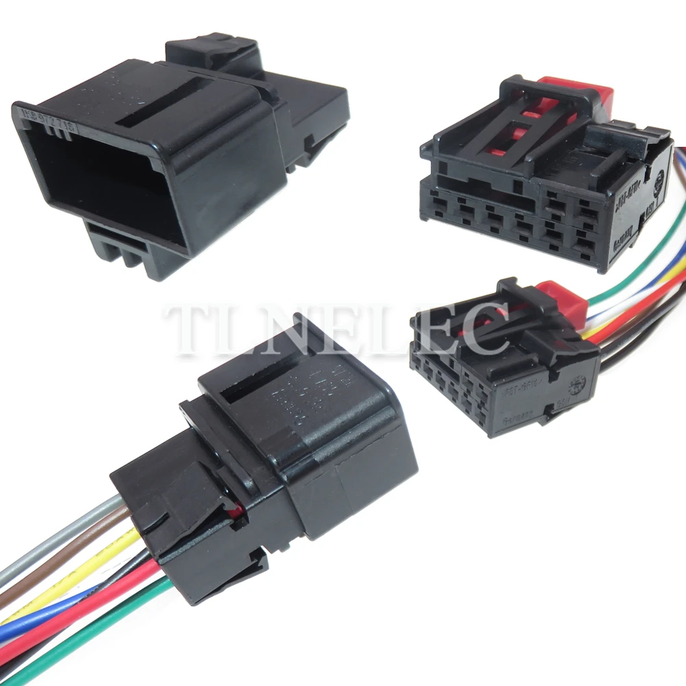 8PinWayCarElectricalSocketwithWiresAutoTailLightMaleFemale