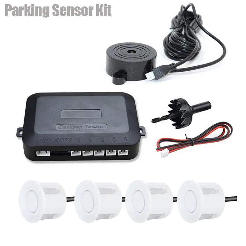 Risingon 12V 22mm Car Parking Sensor Kit Universal 4 Sensors Buzzer Reverse Backup Radar Sound Alert Indicator Probe System - Image 10