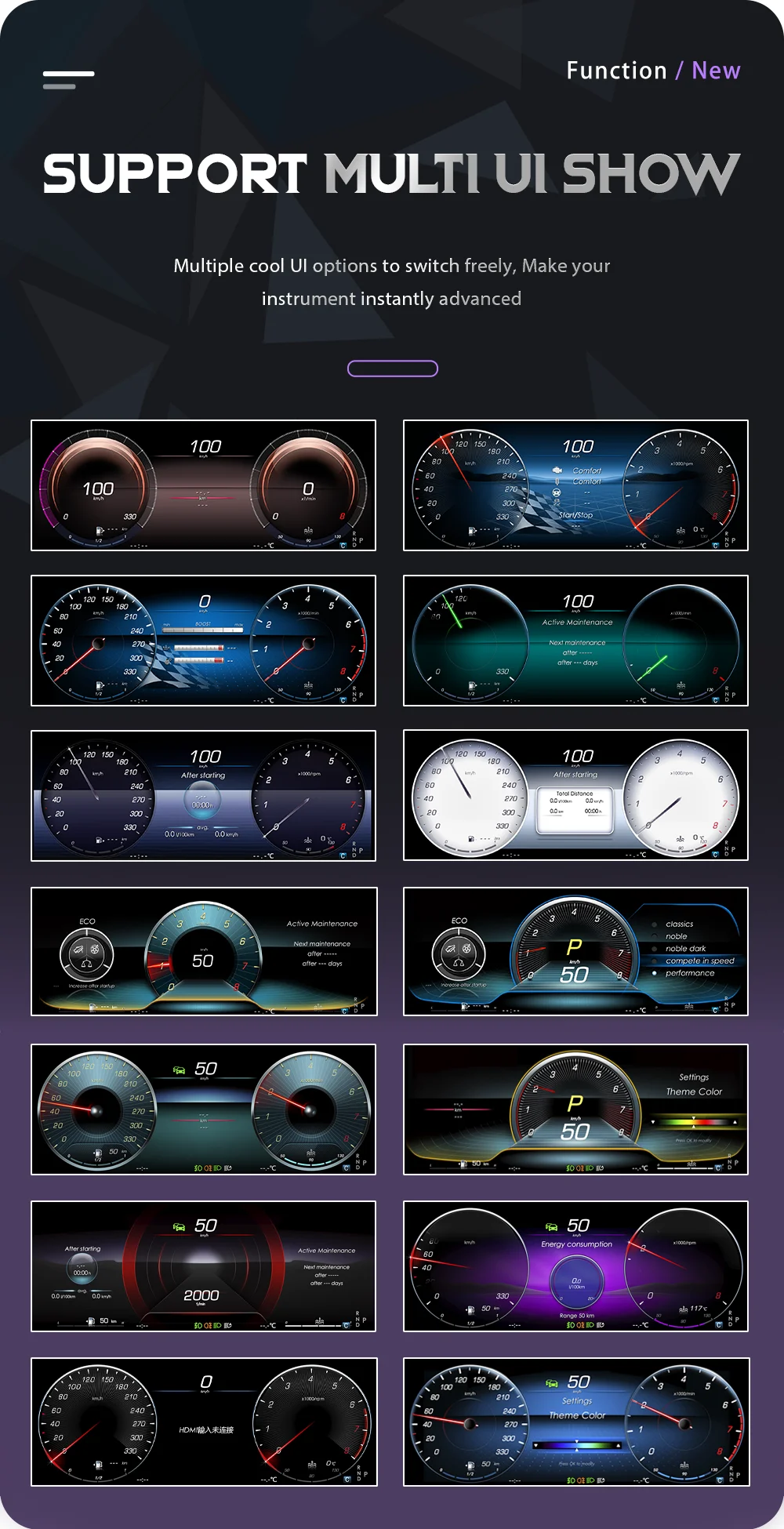 Panel de Instrumentos Digital LCD HD de 12.3'' 1920*720 para Mercedes Benz GLC C W205 S205 V205 X253 2015-2021 Ntg 4.5 5.0 5.5, Velocímetro Automático, Panel de Control 6