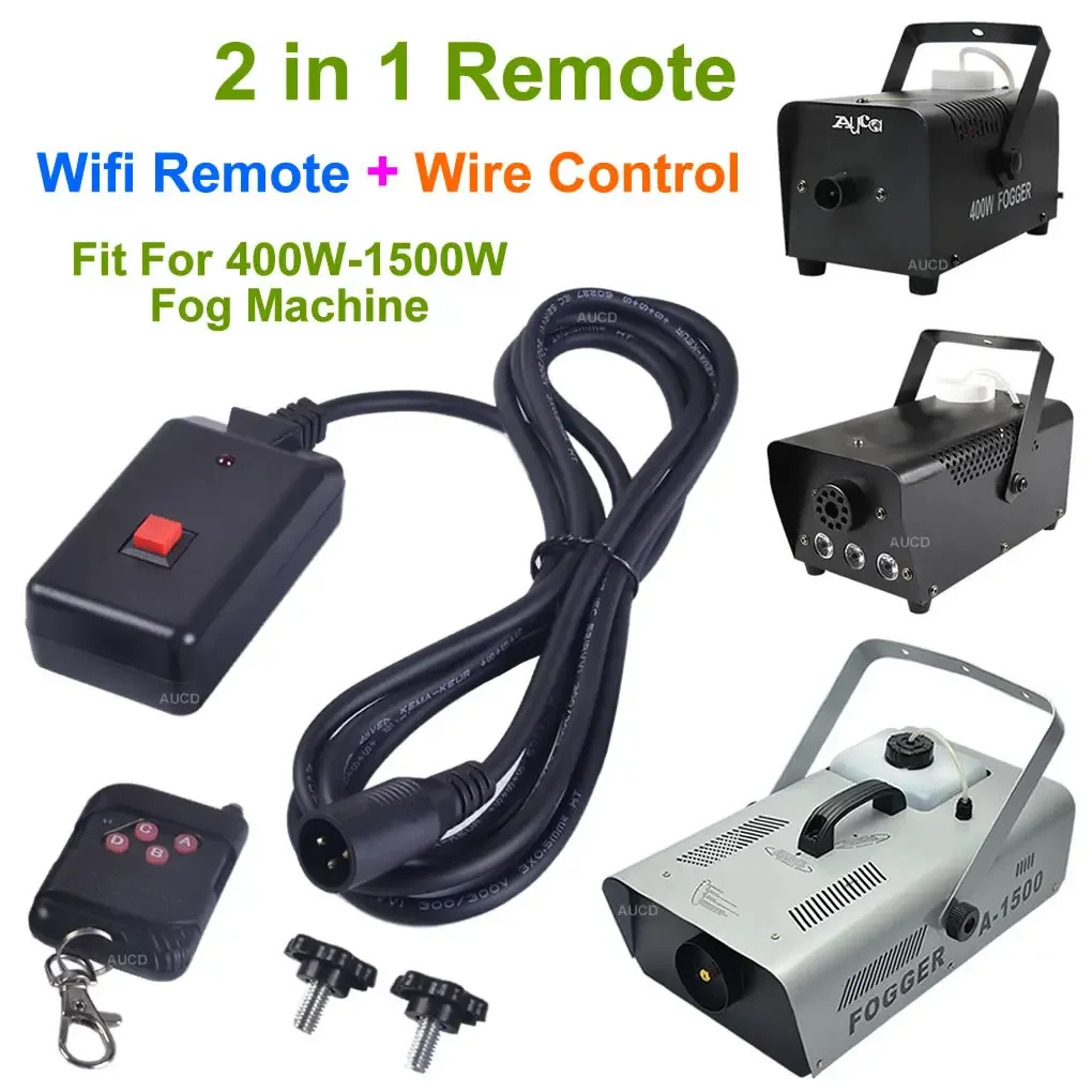 90-240VAC 2 in 1 Wireless Remote Control 3 Pins XLR For Smoke Machine Party DJ Bar Stage Lighting Effect Atmosphere Fogger Parts smoke fogging machine parts