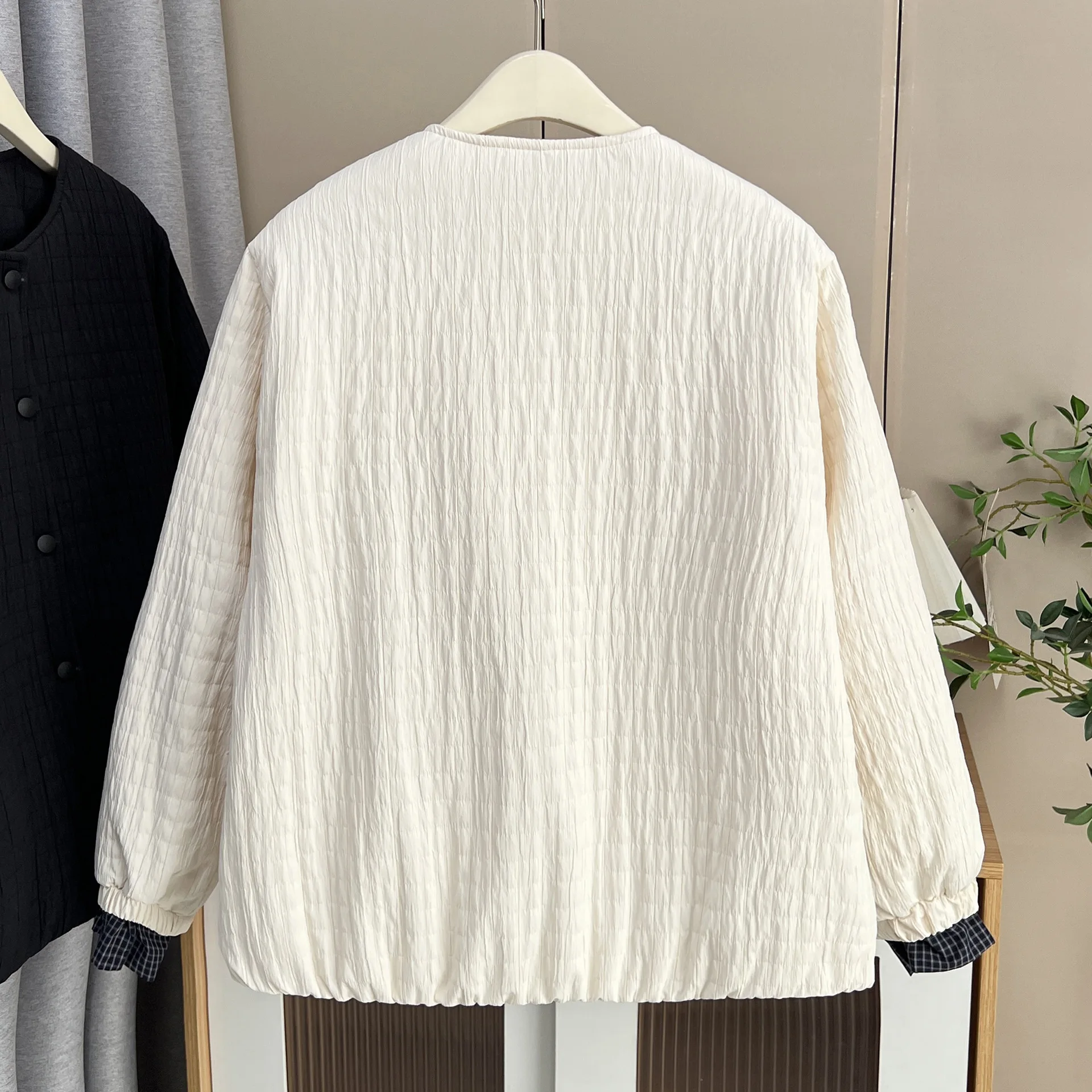 XXXXL Fashion Plus Size Women's Parkas Casual Autumn And Winter Korean Style Keep Warm Padded Jackets 9687