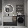 Washing Table Bathroom Cabinet Washing Machine Integrated Cabinet Laundry Cabinet 1