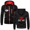 DJI Pilot Drone Print Men's Warm Hoodie Sweatshirt Coat 3