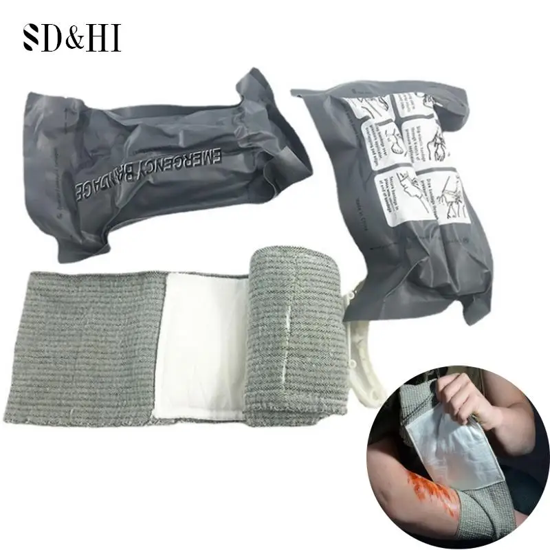 

Military Israeli Bandage Wound Dressing Emergency Combat Compression Trauma Medical Tactical First Aid IFAK Survival Tool