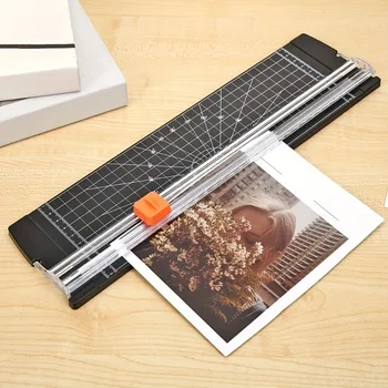 Taglierina per carta portatile A4 Lama per carta per tagliabordi Scrapbook Tappetino da taglio leggero Macchina da taglio unidirezionale