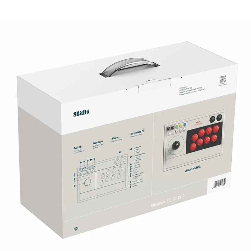 8bitdo-Nintendo Switch用アーケードスティック,2.4 GB,Windows 7, 8