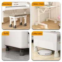 Adjustable Splint-Type Lift Pads: Moisture-Proof, Shockproof For Furniture Legs; Fits Table/Chair/Stool Legs For Heightening 6