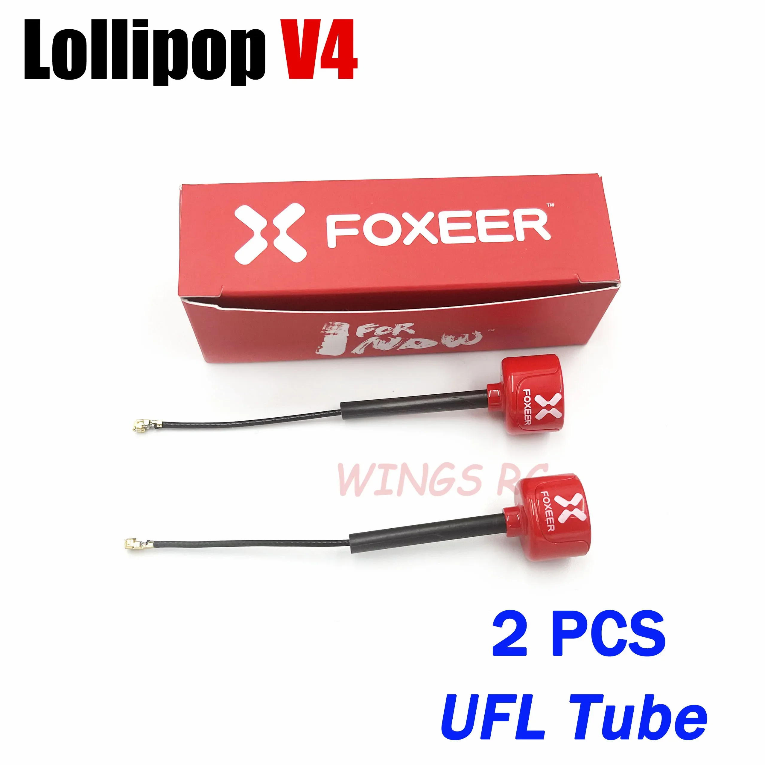 2pcs Red UFL 85mm