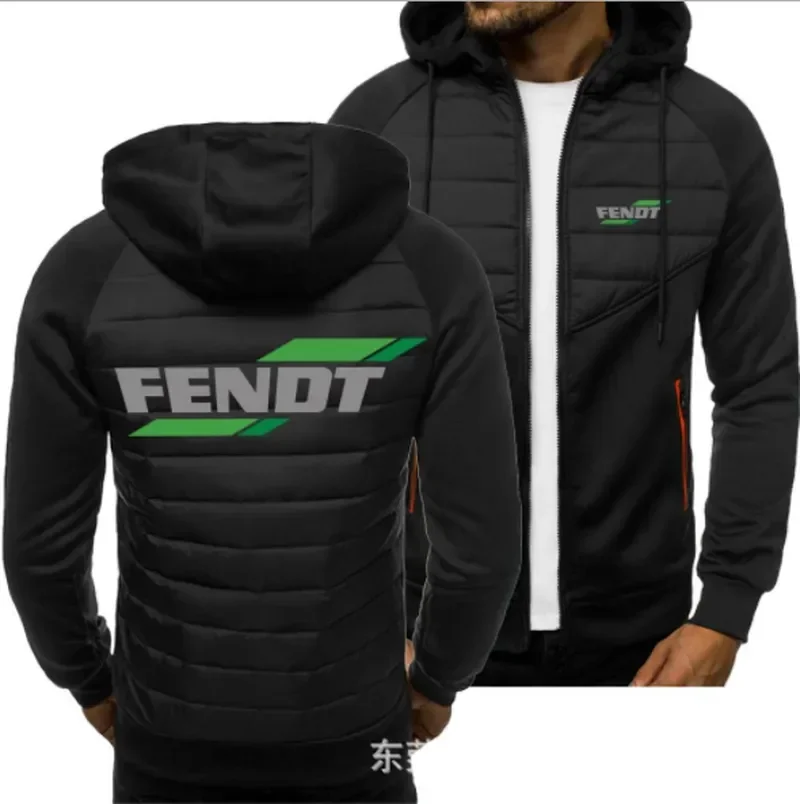 

2023 New Men for FENDT Car Logo Print Spring Autumn Mens Jacket Casual Sweatshirt Long Sleeve Mens zipper Jacket Man Hoody