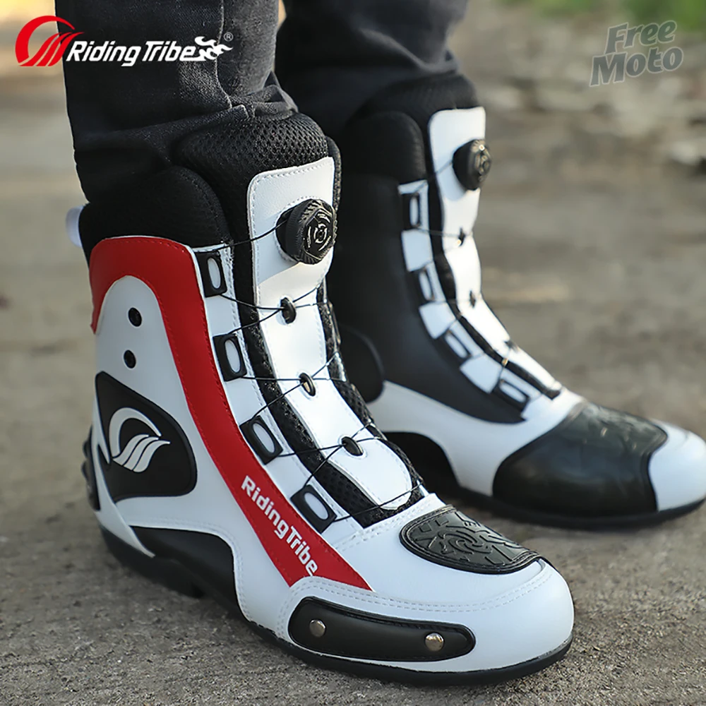 ARCX stivali da Moto uomo scarpe da Moto stivali da equitazione da Moto Moto  traspirante motociclista Chopper Cruiser Touring stivaletti - AliExpress