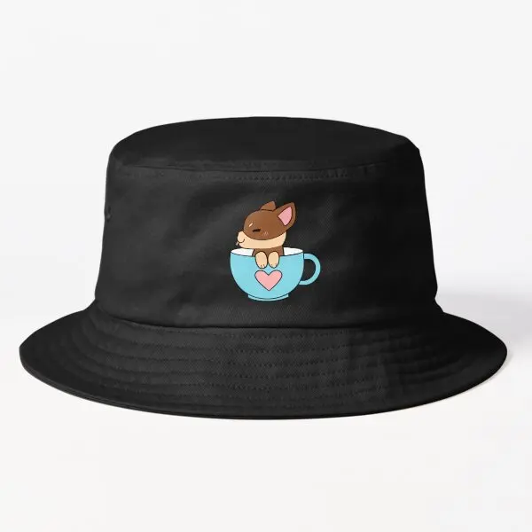 

Teacup Pup Bucket Hat Bucket Hat Mens Summer Fish Hip Hop Spring Sport Cheapu Sun Solid Color Caps Boys Outdoor Women