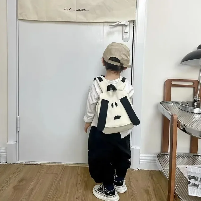 1 Pcs Backpack Cartoon Cute Dog Boys and Girls Fashion Canvas Travel Bag 5