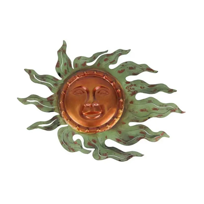 

Sun Face Wall Art Wall Decoration Metal Art Sun Sculpture Wall Hanging Ornament For Home Hallway Living Room