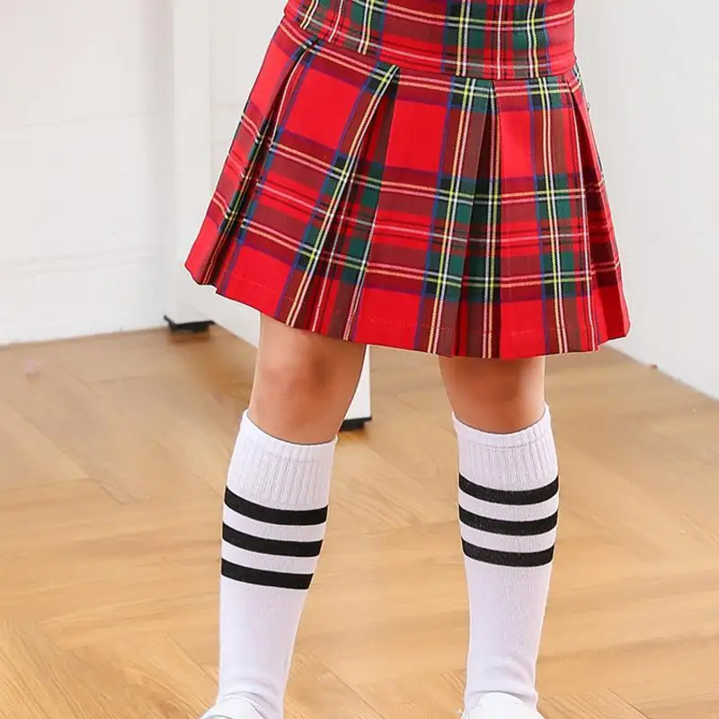 

Children Clothes Kids Spring Summer Fashion Plaid Skirt Teenage Girls Pleated Skirt 2022 Costume 5 6 7 8 9 10 11 12 13 14 15 16y