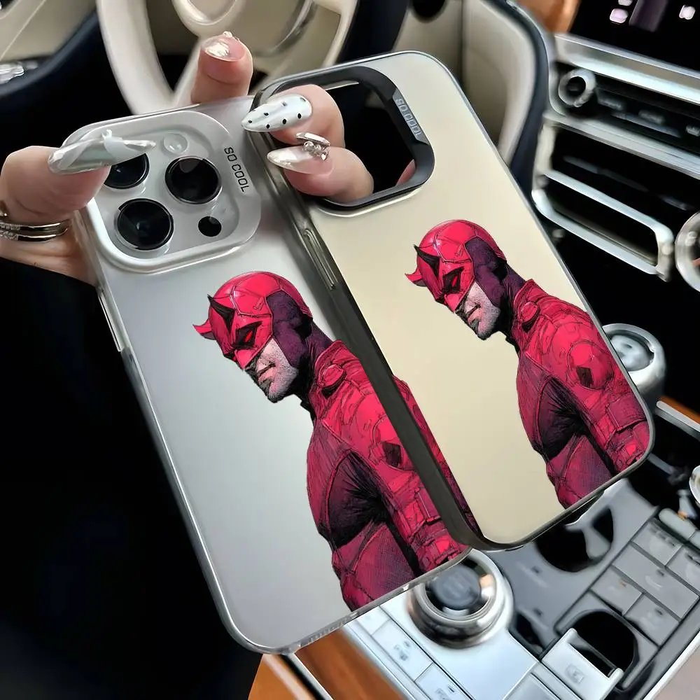 Vibrant Silver D-Daredevil Phone Case