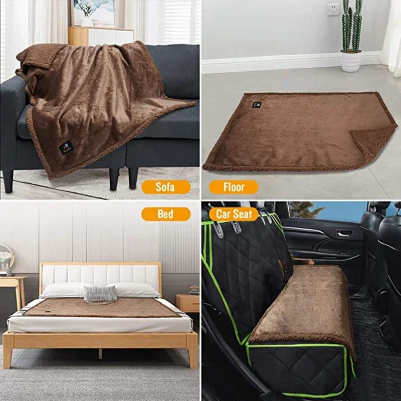 Winter Warm Thickened King Size Blanket 100% Waterproof And Stain Resistant-blanket Cozy Shaggy Blanket Couple Romantic Blanket 5