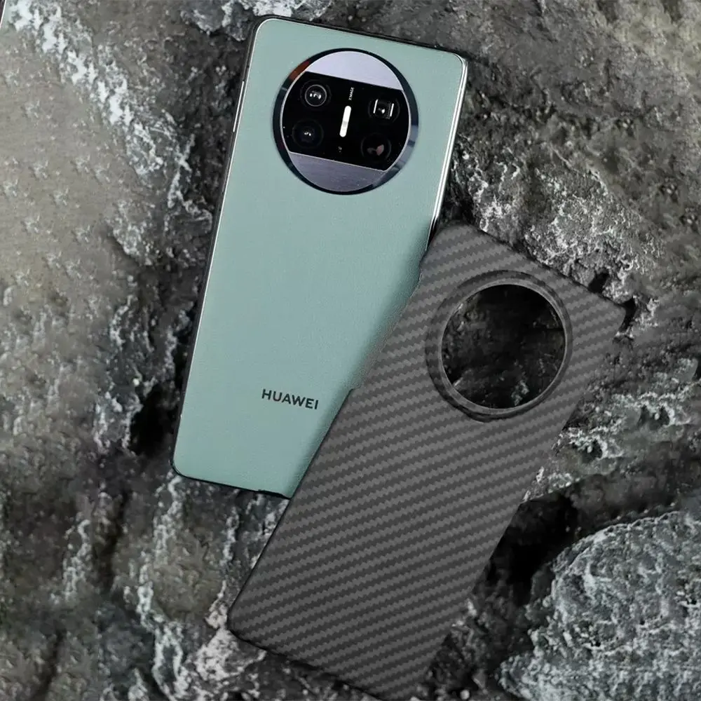 

For Huawei Mate X3 Case for Huawei Matex3 Case 600D Ultra-Light Aramid Fiber Protective Shell Carbon Fiber Ultra-Thin Shell