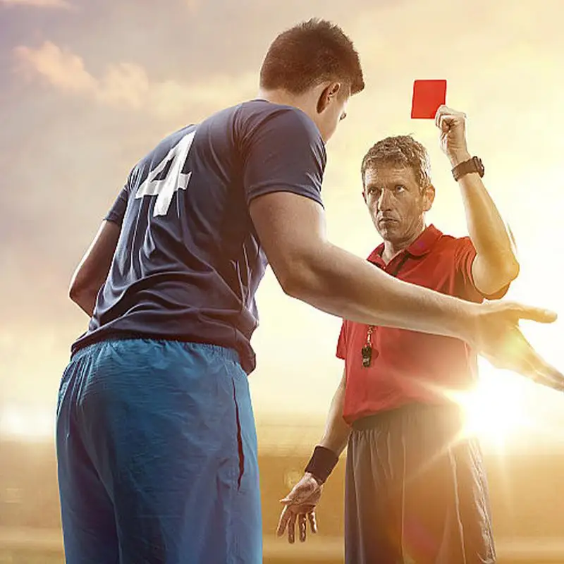 Football referee card red yellow card Sets Warning Referee Recording Paper Score Sheets  Soccer Supplies Football Referee Tool