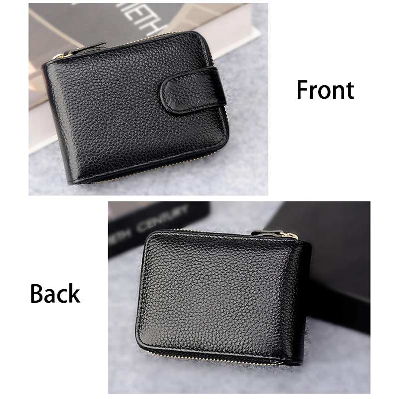 Genuine Leather Driver's License ID Card Holder Wallet Male and Female Credit Card Bag Large Capacity Case ID Bag