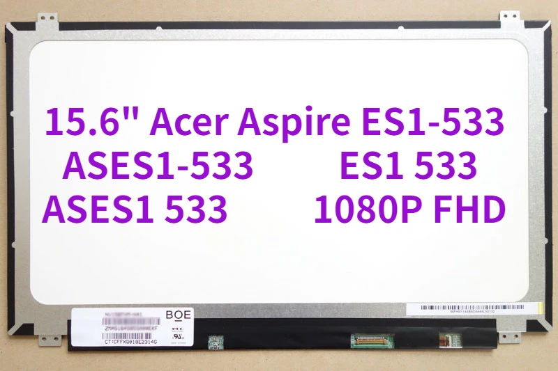 

15.6" Laptop Matrix LED LCD Screen for Acer Aspire ES1-533 ASES1-533 ES1 533 ASES1 533 WUXGA FHD Display 1080P FHD Replacement