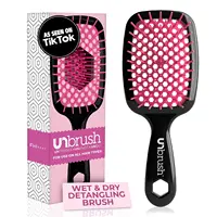 Heat UNbrush Detangling Brush for Pain-Free Brushing on All Wet or Dry Hair Types Durable DuoFlex Anti-Static Bristles 1