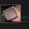 Dual Purpose Anti-pressure Stainless Steel Metal  Fine Cigarette Case Box Capacity of 20 Cigarettes Men Gift 5