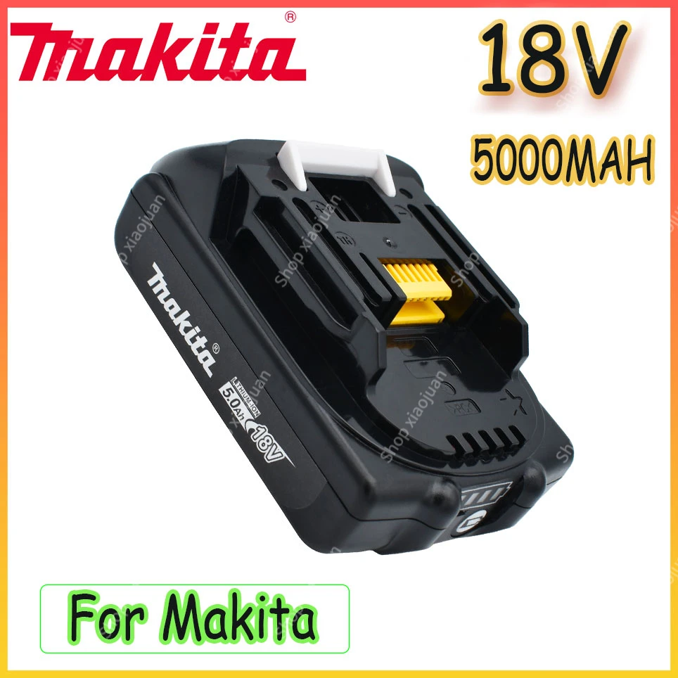 

original Makita Rechargeable 18V 5.0Ah Li-Ion Battery BL1830 BL1815 BL1860 BL1840 194205-3 Replacement Power Tools Battery