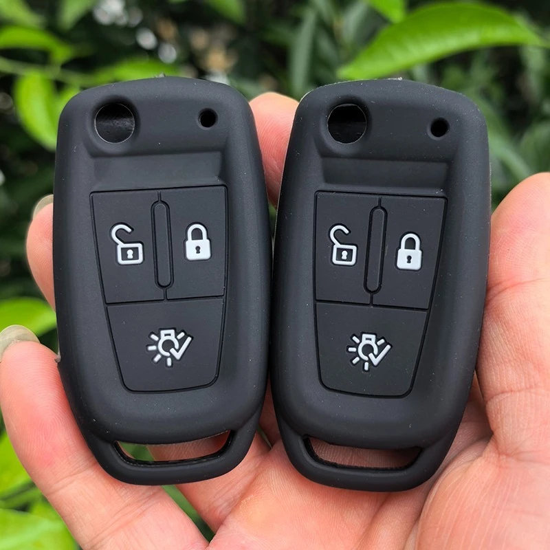 Silicone Flip Remote Key Cover - Premium Protector Shell