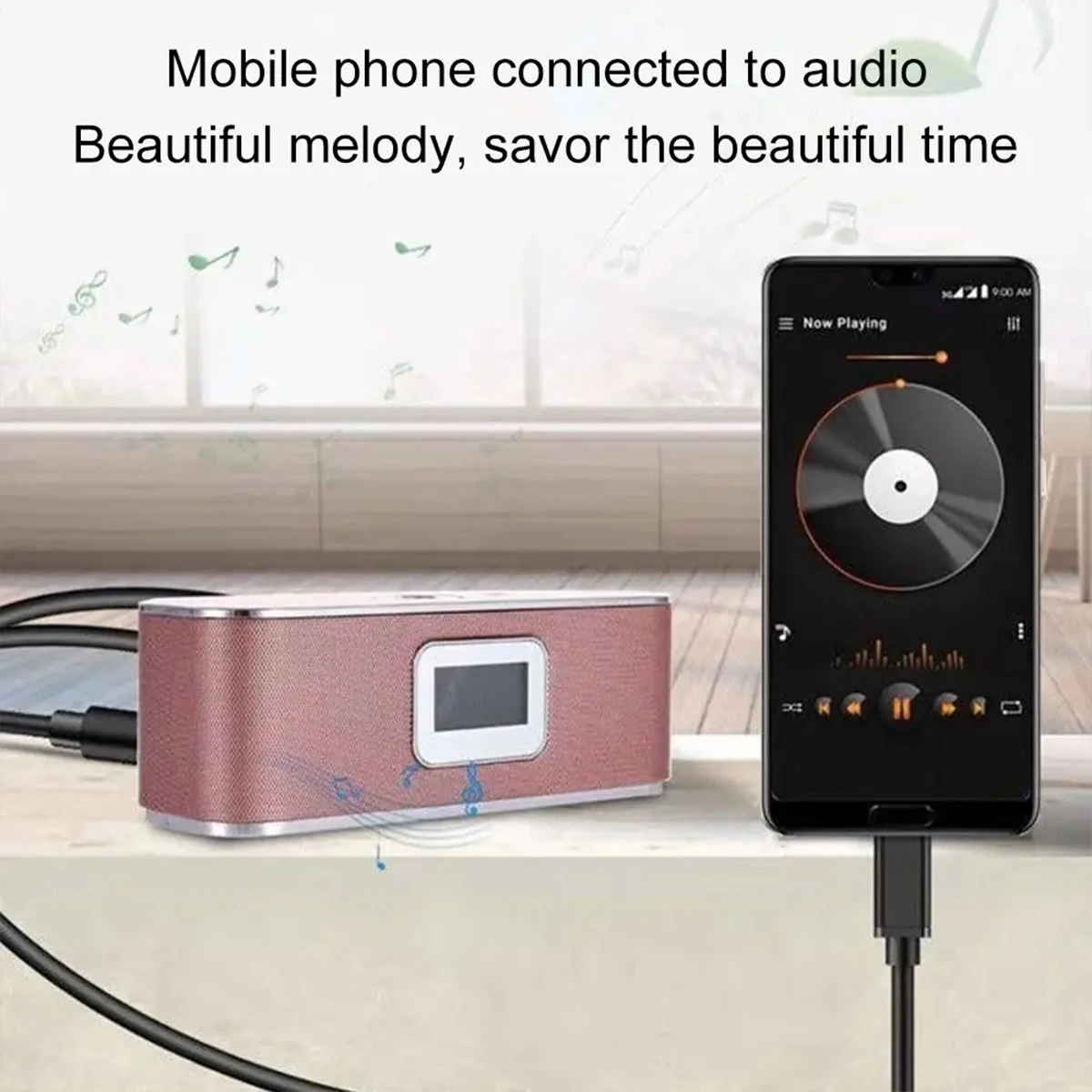 รูปสินค้า อะแดปเตอร์ USB-C 3.5มม. หูฟัง-ลำโพง คุณภาพดี