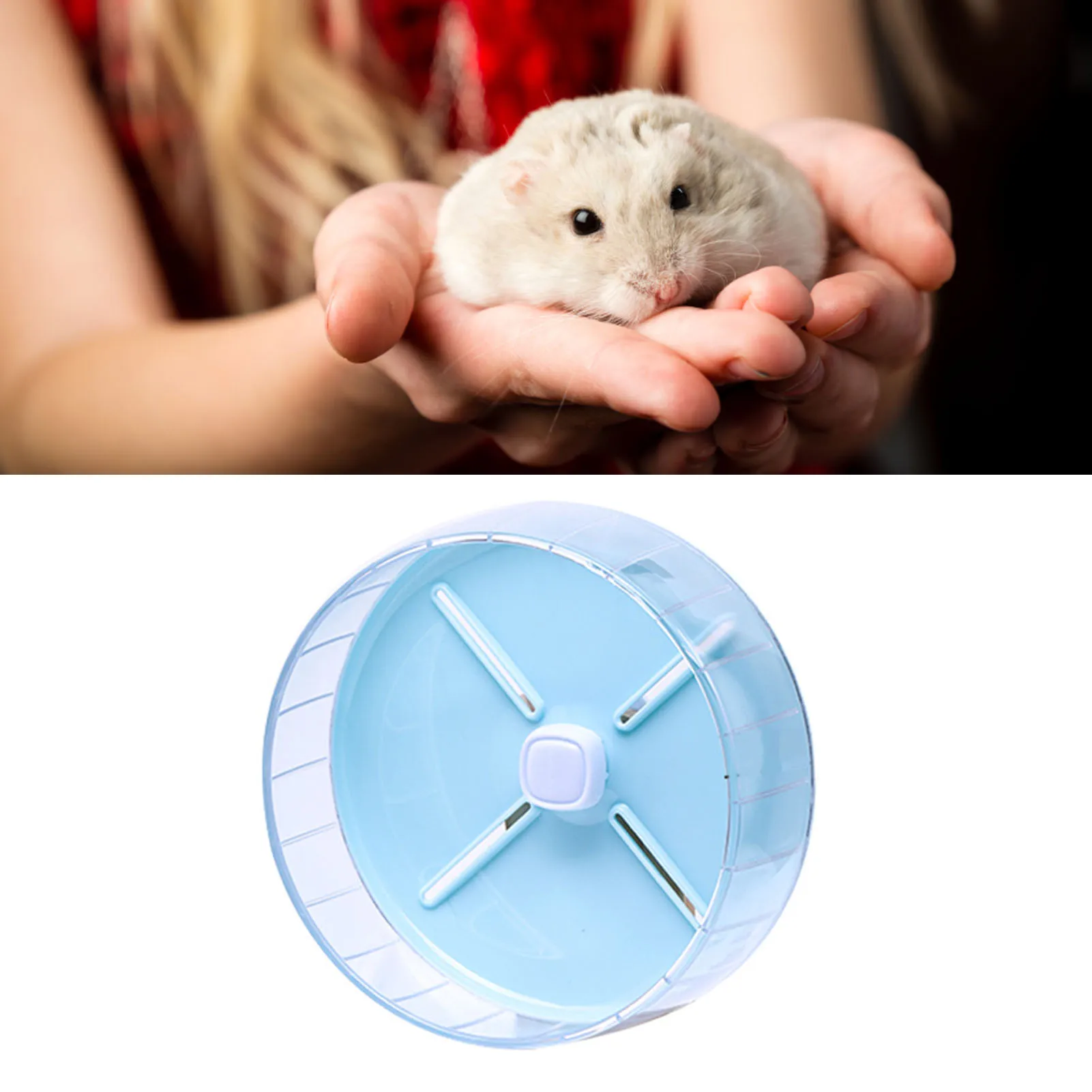 Silent Running Wheel for Hamster, Hamster Cage, Toys for Small Pets, 20cm, 26cm