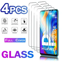 Premium 4-Pack Tempered Glass Screen Protector Set (For Honor 8)