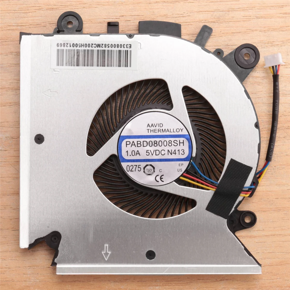 MSI GF63 MS-16R1 MS-16R2 CPU 냉각 선풍기, PABD08008SH N413 E322500300A