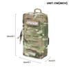 Tactical Molle Pouch Outdoor Waist Bag EDC Tools Accessories Bag Hunting Vest Utility Pack Cell Phone Holder Fanny Pack 2