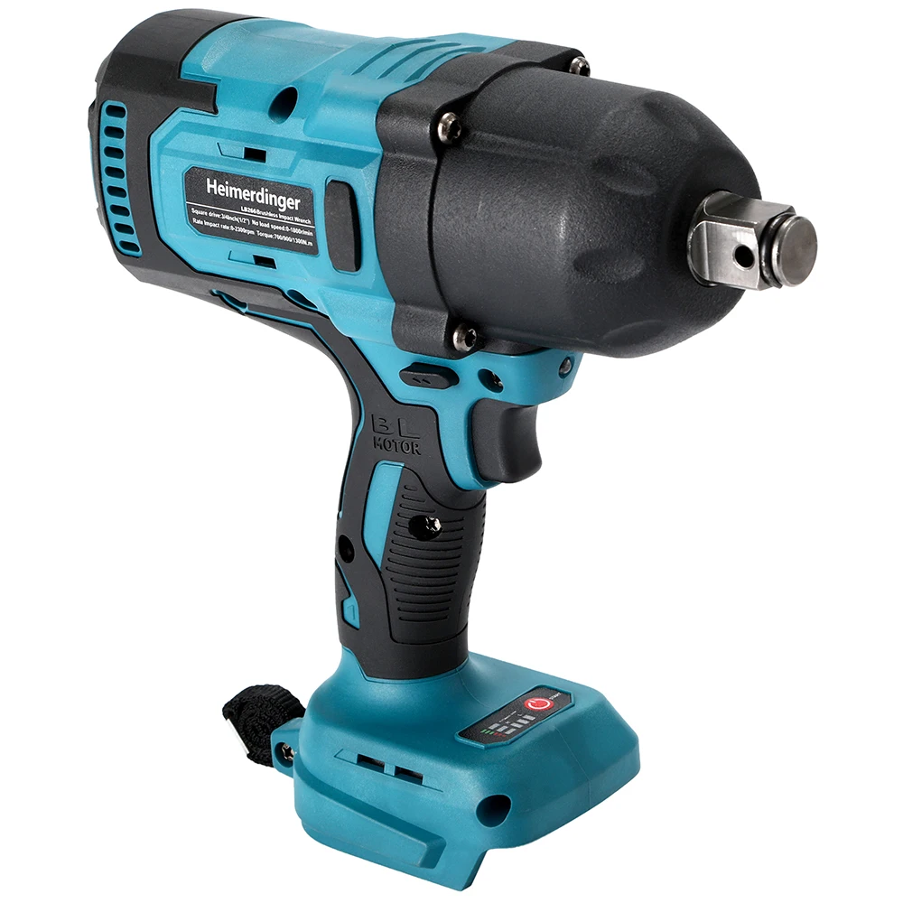 True 1300N.m 18V 3/4 Inch Brushless Cordless Impact Wrench Compatible with BL1860... Battery,For Truck, Lay Rails and Towers 4