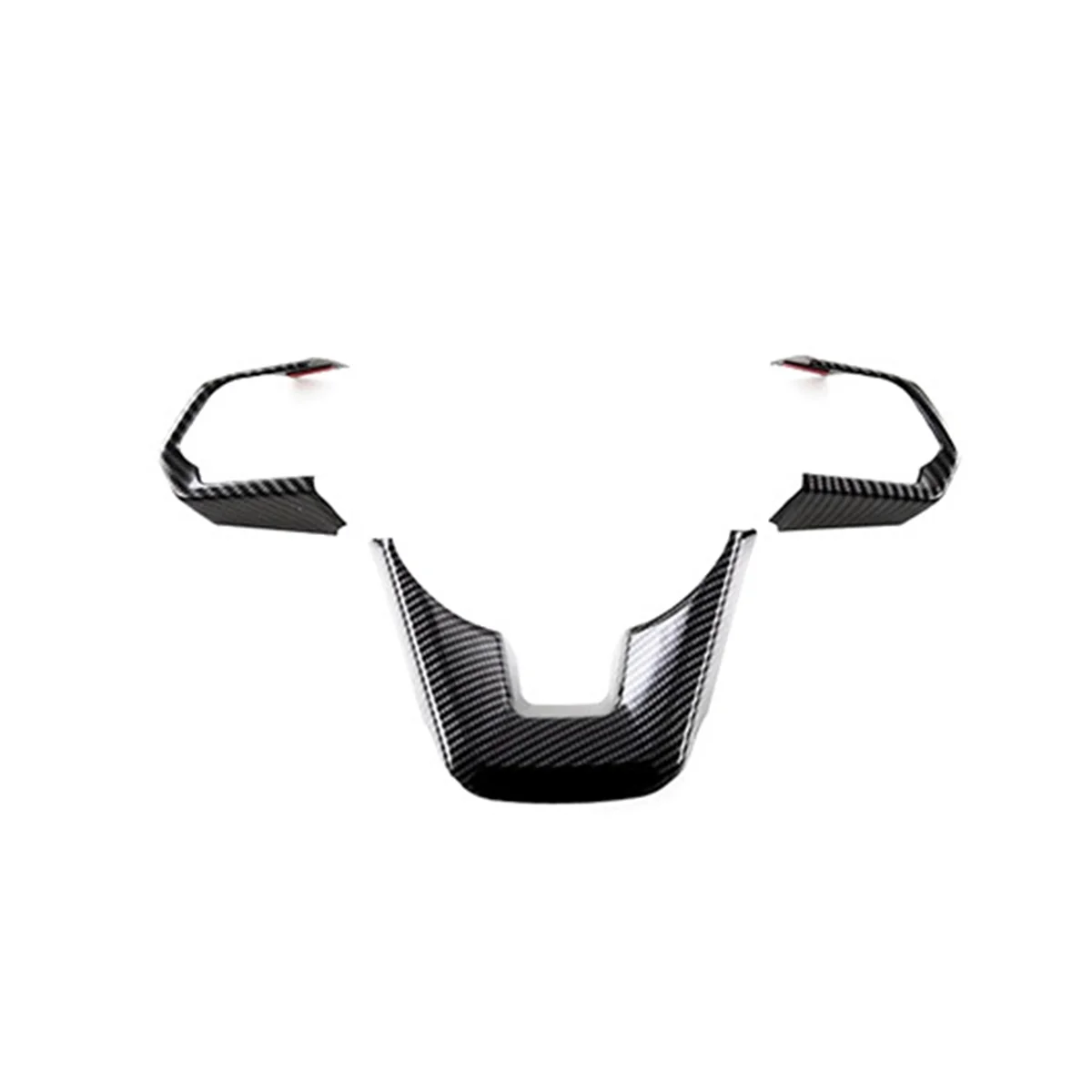 

Car Carbon Fiber Style Interior Trim ABS Steering Wheel Cover Decorative Frame for Land Cruiser LC300 2022