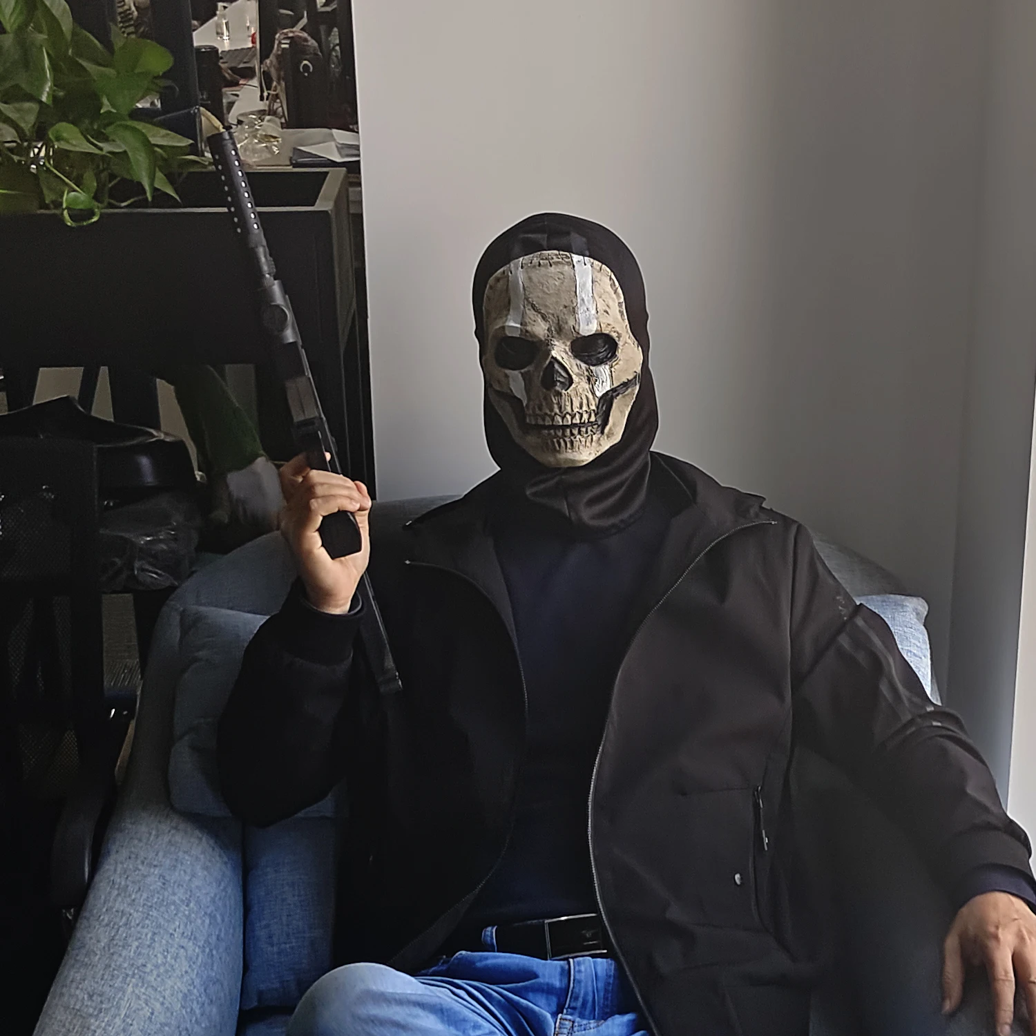Full Face Mask Unisex Call Of Duty Ghost Skull Full Face Skeleton Mask