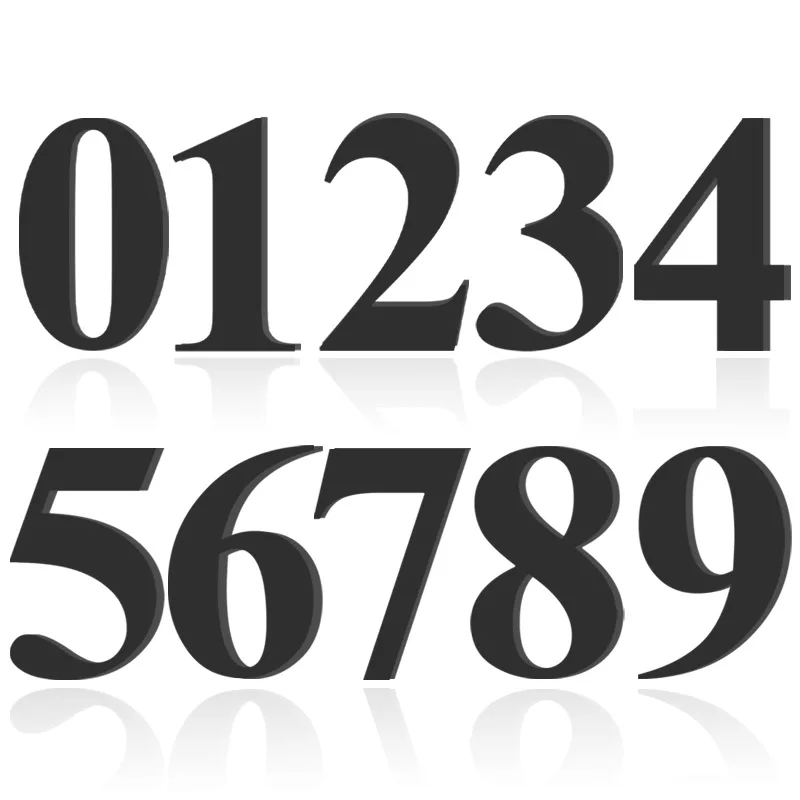 8 inch/200 mm Floating House Number 3D Numbers Address Sign #0-9 Letters Big Modern Door Plates Home Outdoor Numeros house number signs,house numbers,number plate,door signs