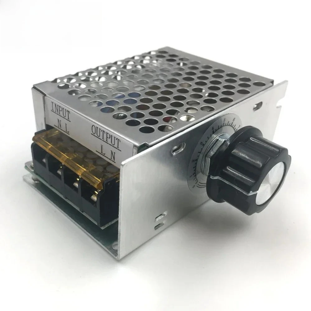 1PCS Dimming Dimmers Motor 4000W 220V AC SCR Voltage Regulator Speed Controller Power Supply Module
