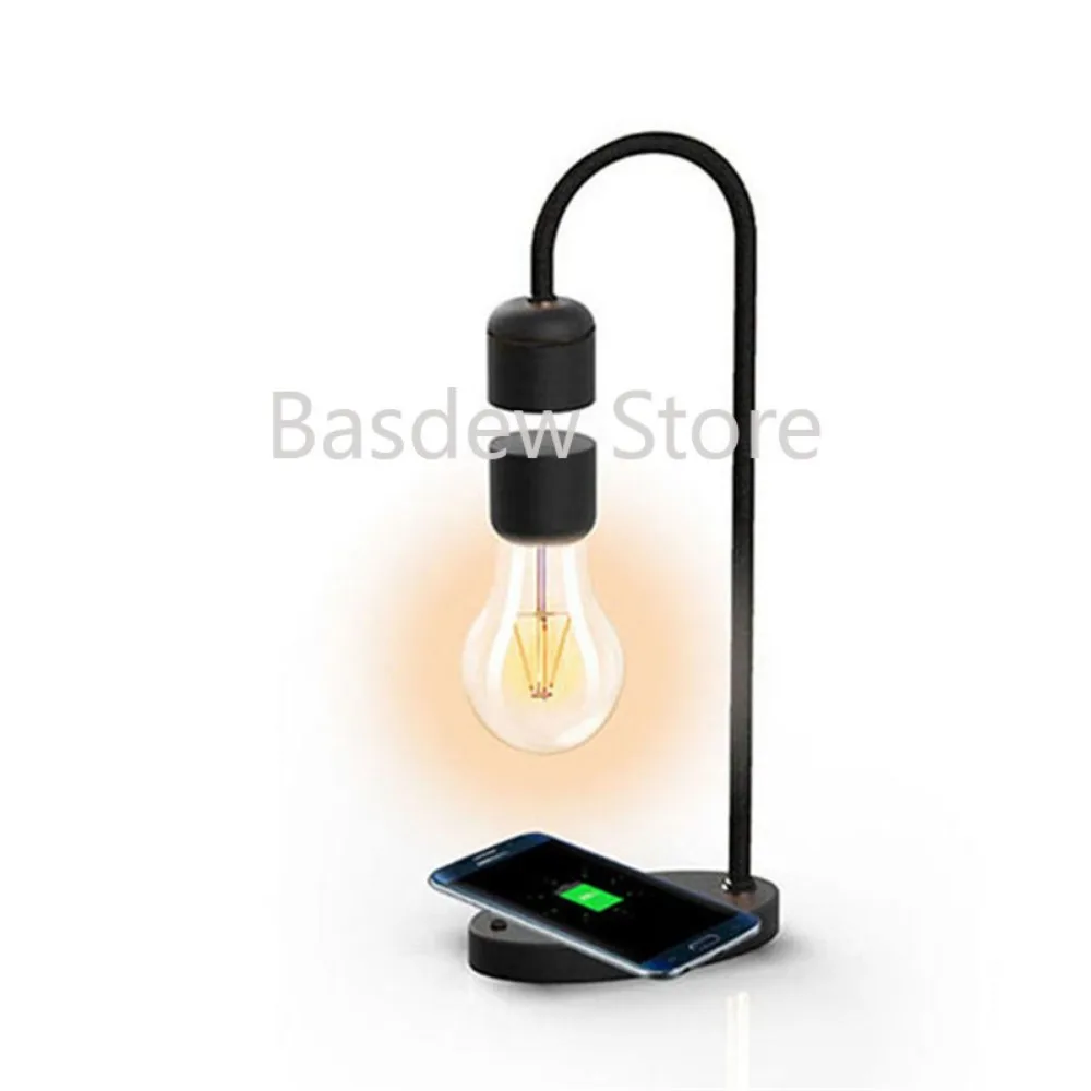 

Creative Balance Maglev Table Lamp Mobile Phone Wireless Charger USB Night Light Induction Desk Lamp