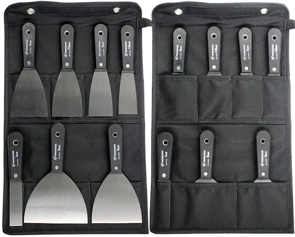 7PCS Carbon Steel Putty Knives Set Flex Drywall Knife Paint Scraper Kit 7 Sizes Soft Grip Handle Canvas Storage Bag Included 1 7PCS Carbon Steel Putty Knives Set Flex Drywall Knife Paint Scraper Kit 7 Sizes Soft Grip Handle Canvas Storage Bag Included 1
