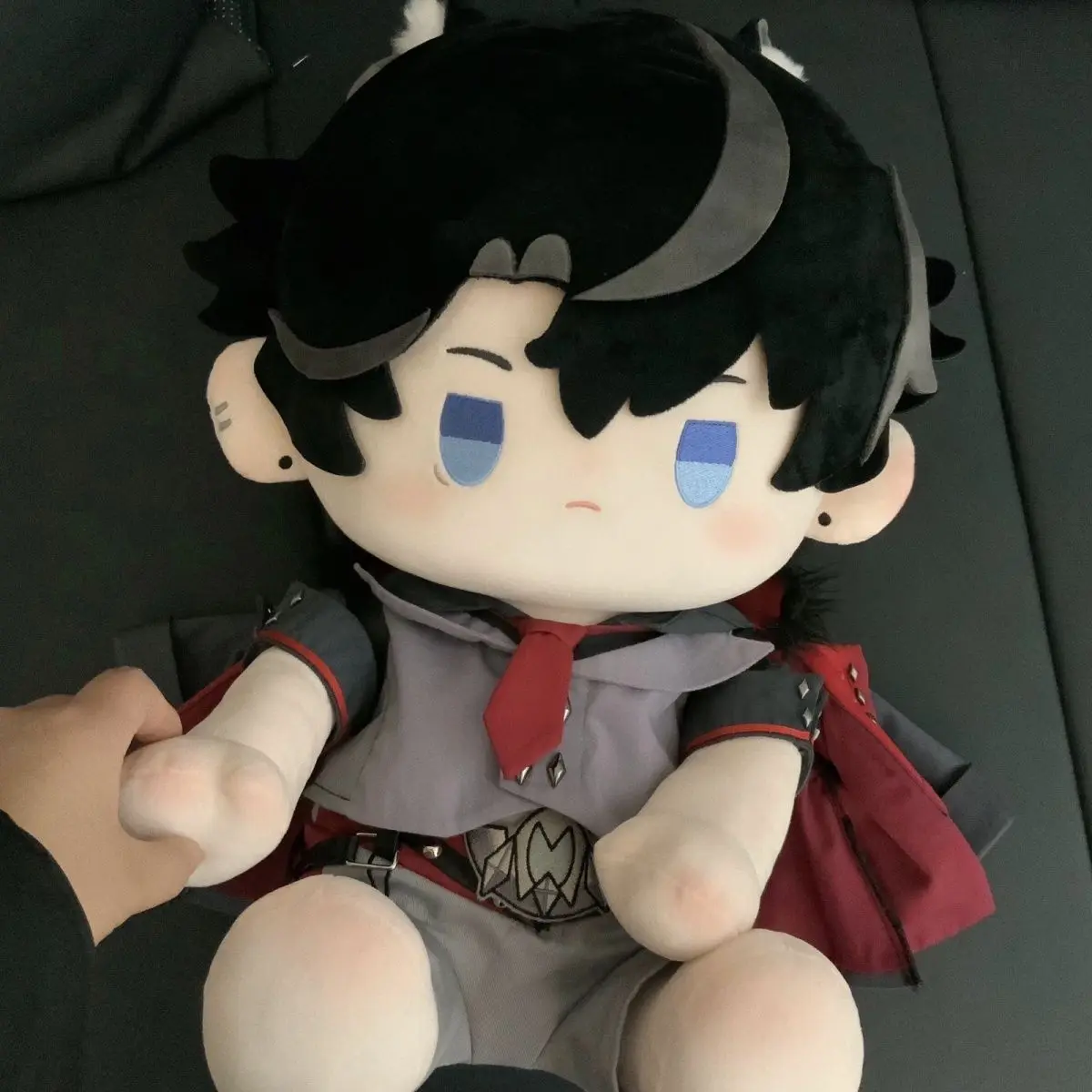 

Anime Genshin Impact Wriothesley 40CM Cosplay Plush Stuffed Doll Cotton Body Dress Up Dolls Plushie Pillow Game Gift